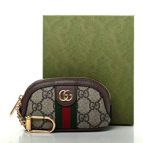 gucci ophidia key pouch|gucci supreme bee key case.